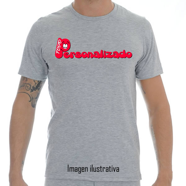 Remera Premium Gris Unisex Personalizada